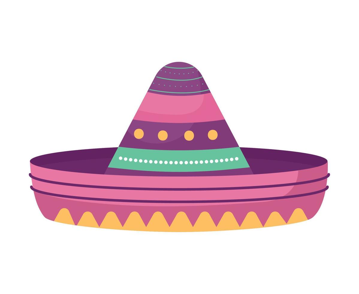 de colores sombrero diseño vector