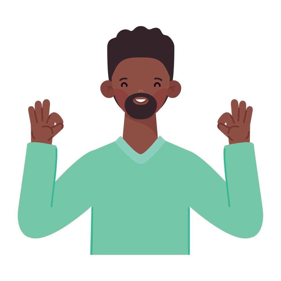 happy guy illustration vector