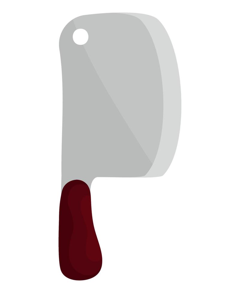butchers knife design vector