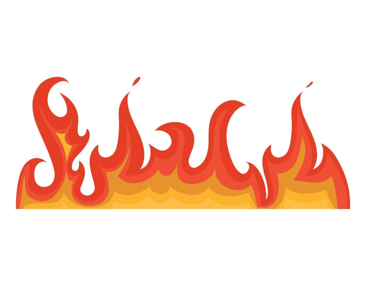 bright flame icon vector