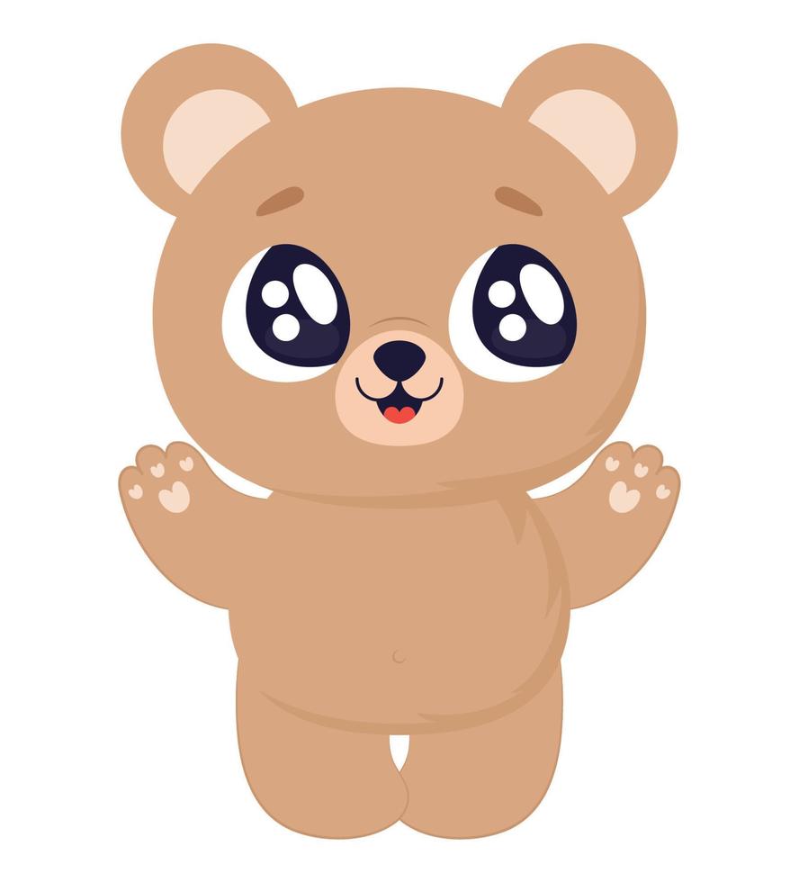 beautiful bear design vector