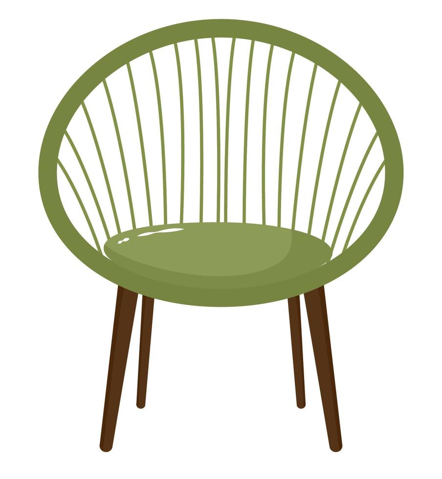 green house chair vector