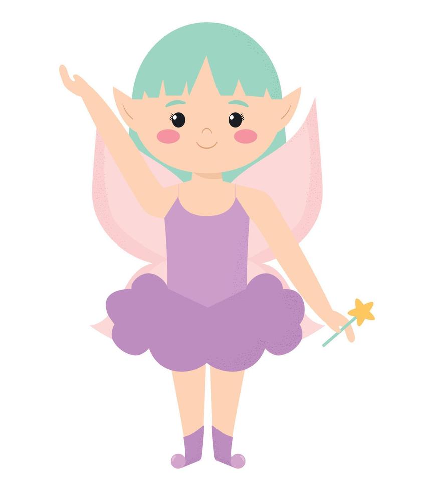 cute pixie design vector