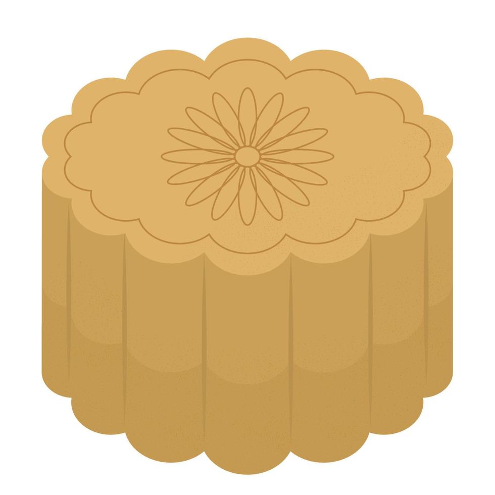 asian mooncake design vector