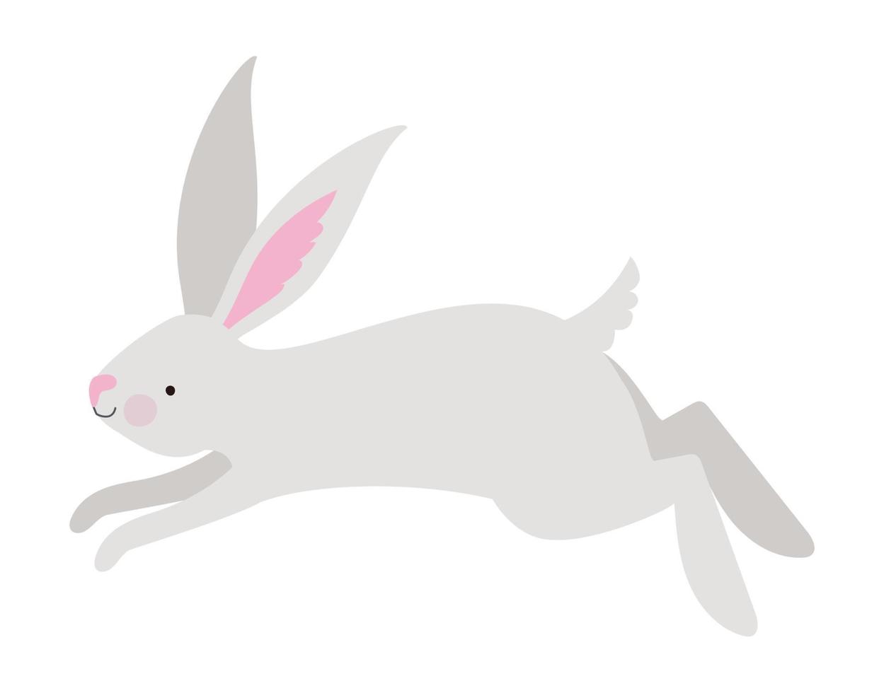 cute bunny illustration vector