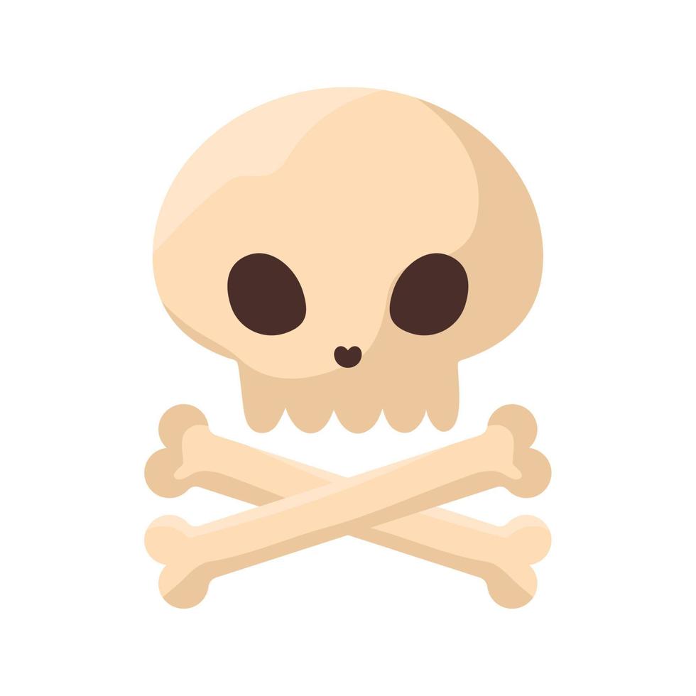 danger skull symbol vector