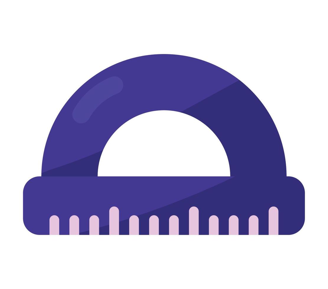 purple ruler design vector