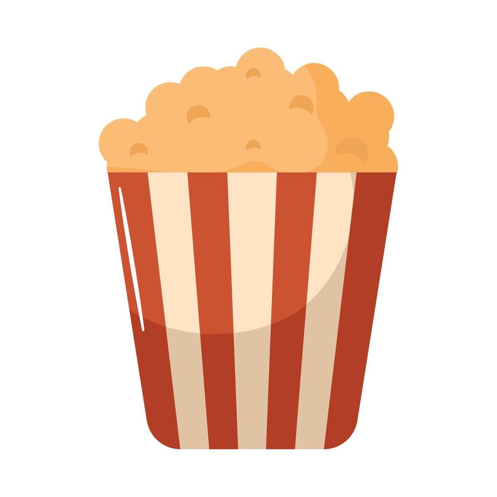 popcorn box illustration vector