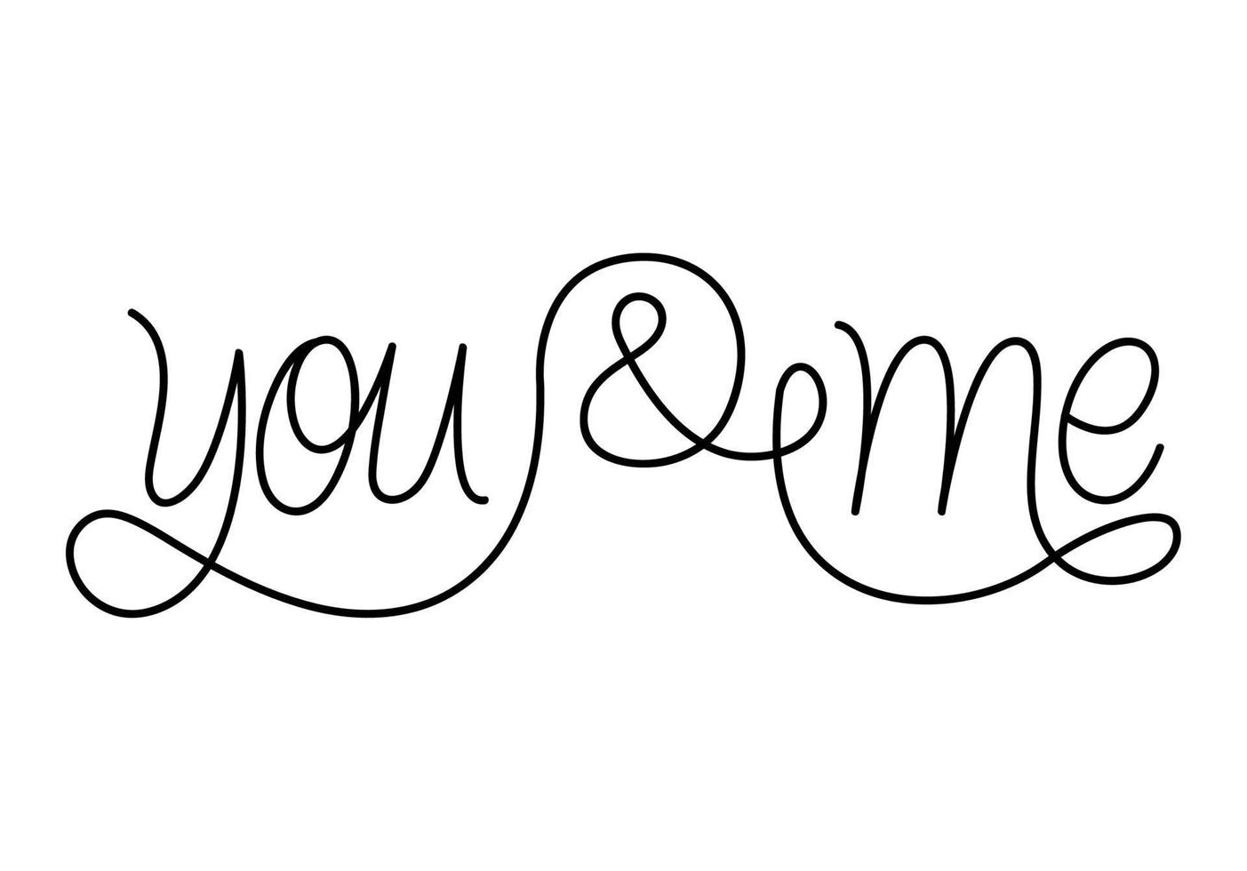 you and me sentence vector