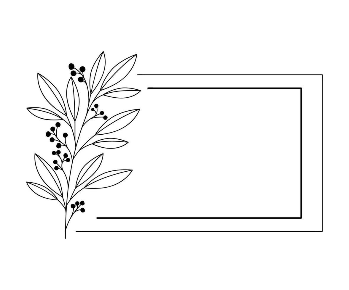 luxury square frame vector