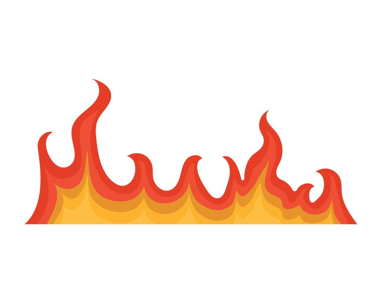 colored flame illustration vector