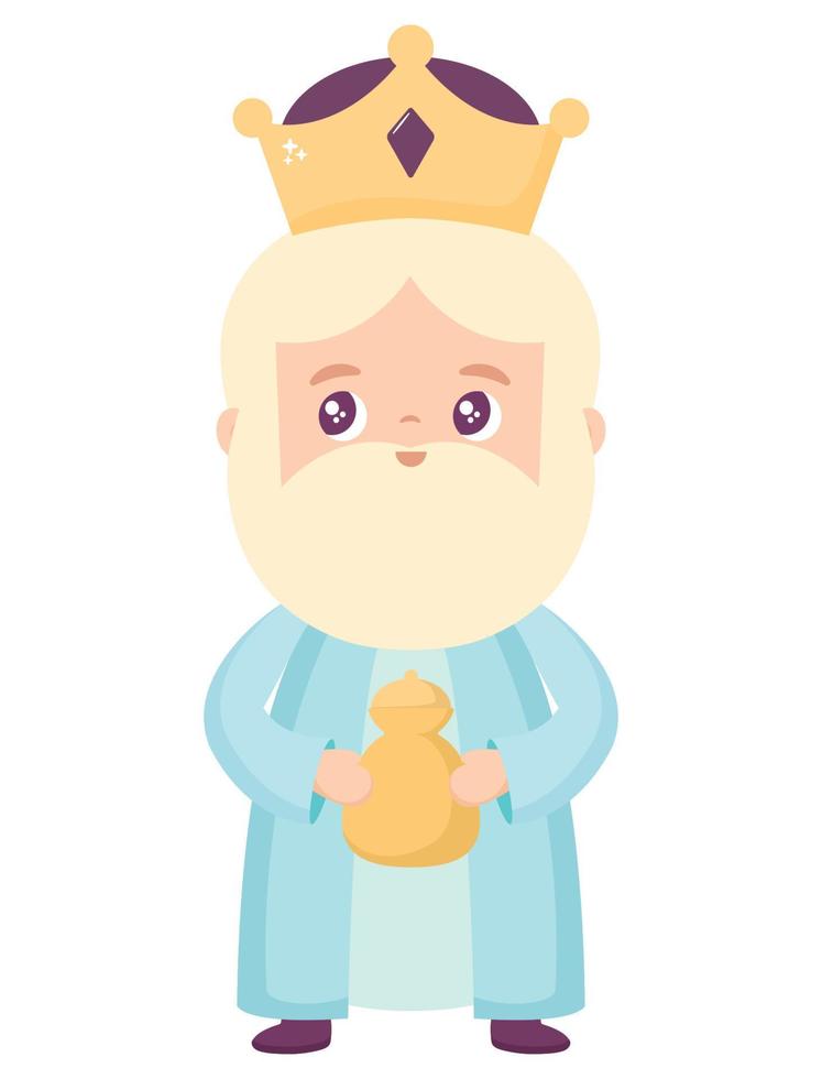 king wise melchior vector