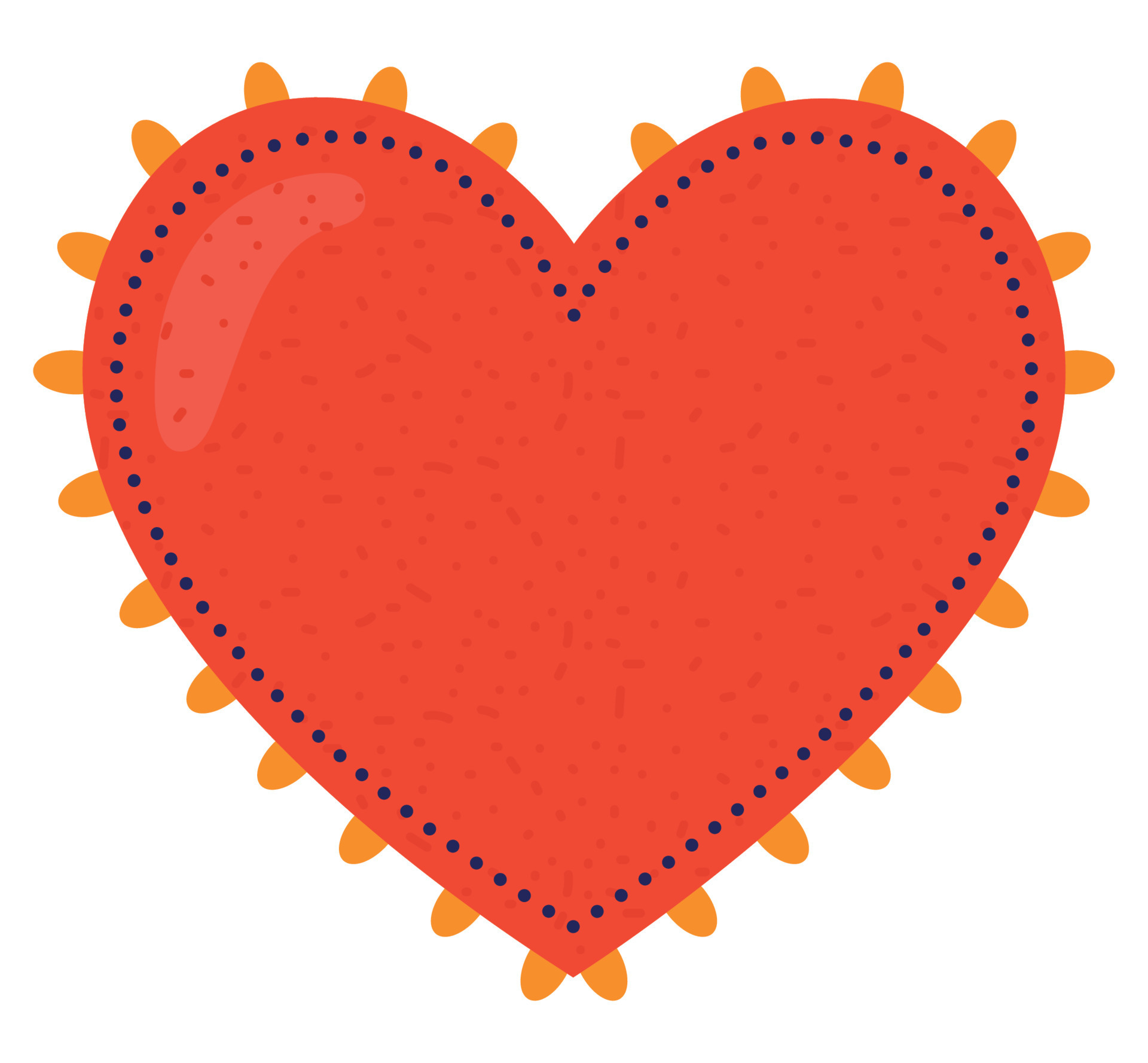 red heart design 21386983 Vector Art at Vecteezy