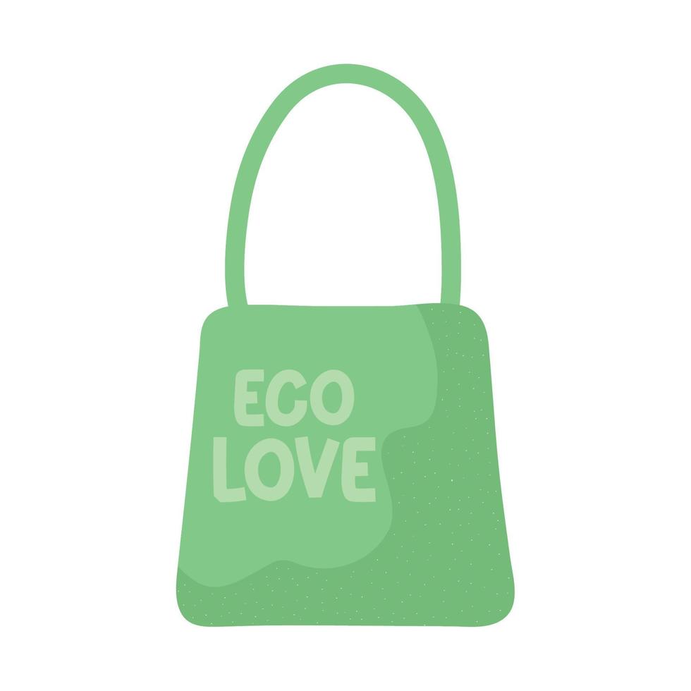 eco bag illustration vector