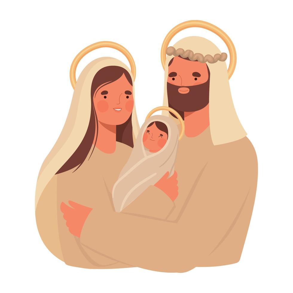 saint family design vector