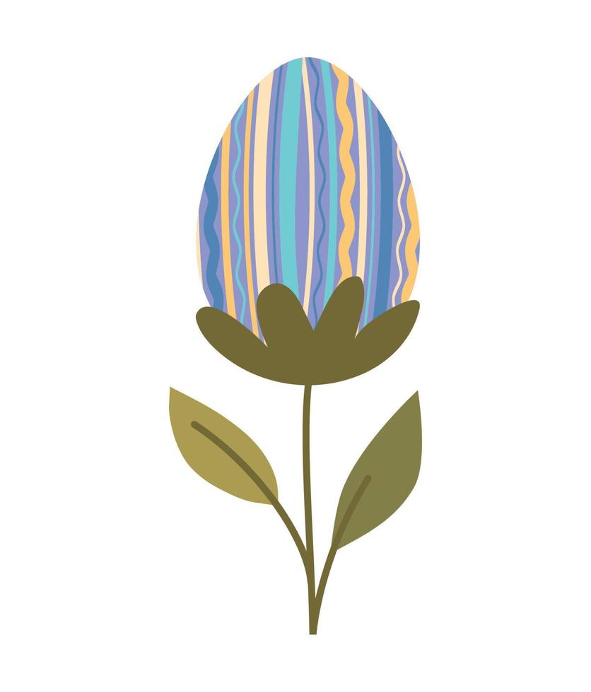 hermosa Pascua de Resurrección huevo ilustración vector