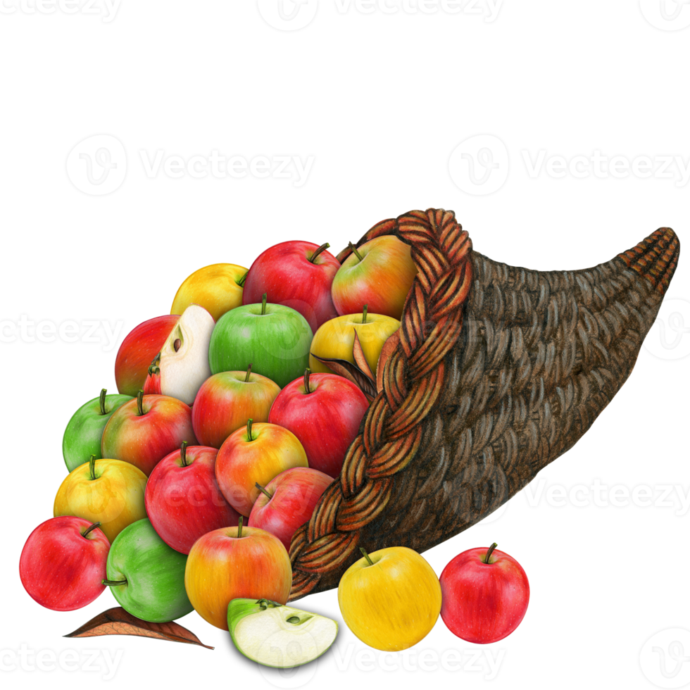 vattenfärg falla överflöd full av pumpor png