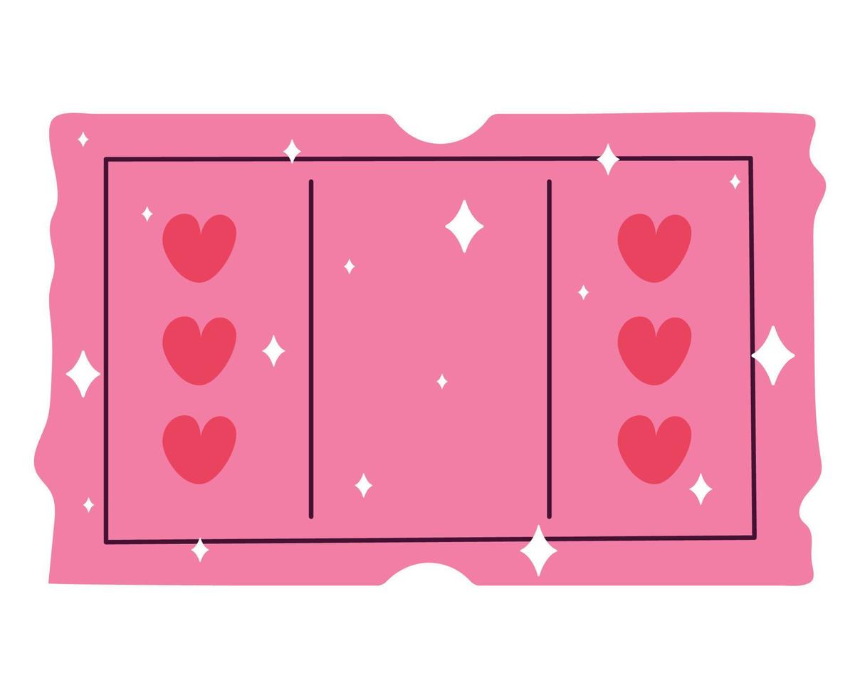 pink coupon illustration vector