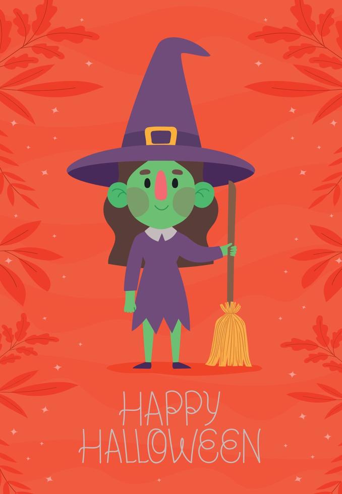 poster of halloween vector
