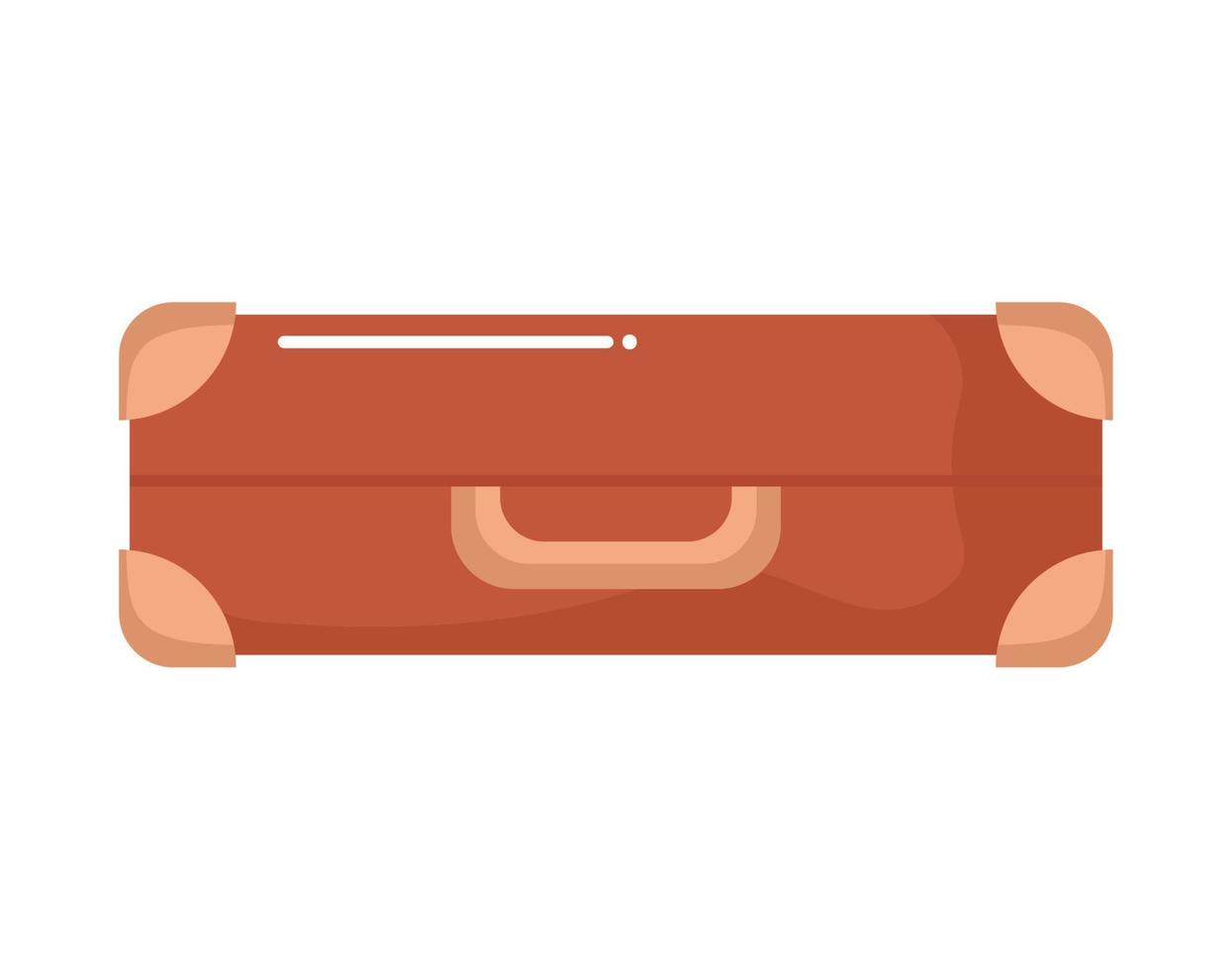 travel briefcase design vector