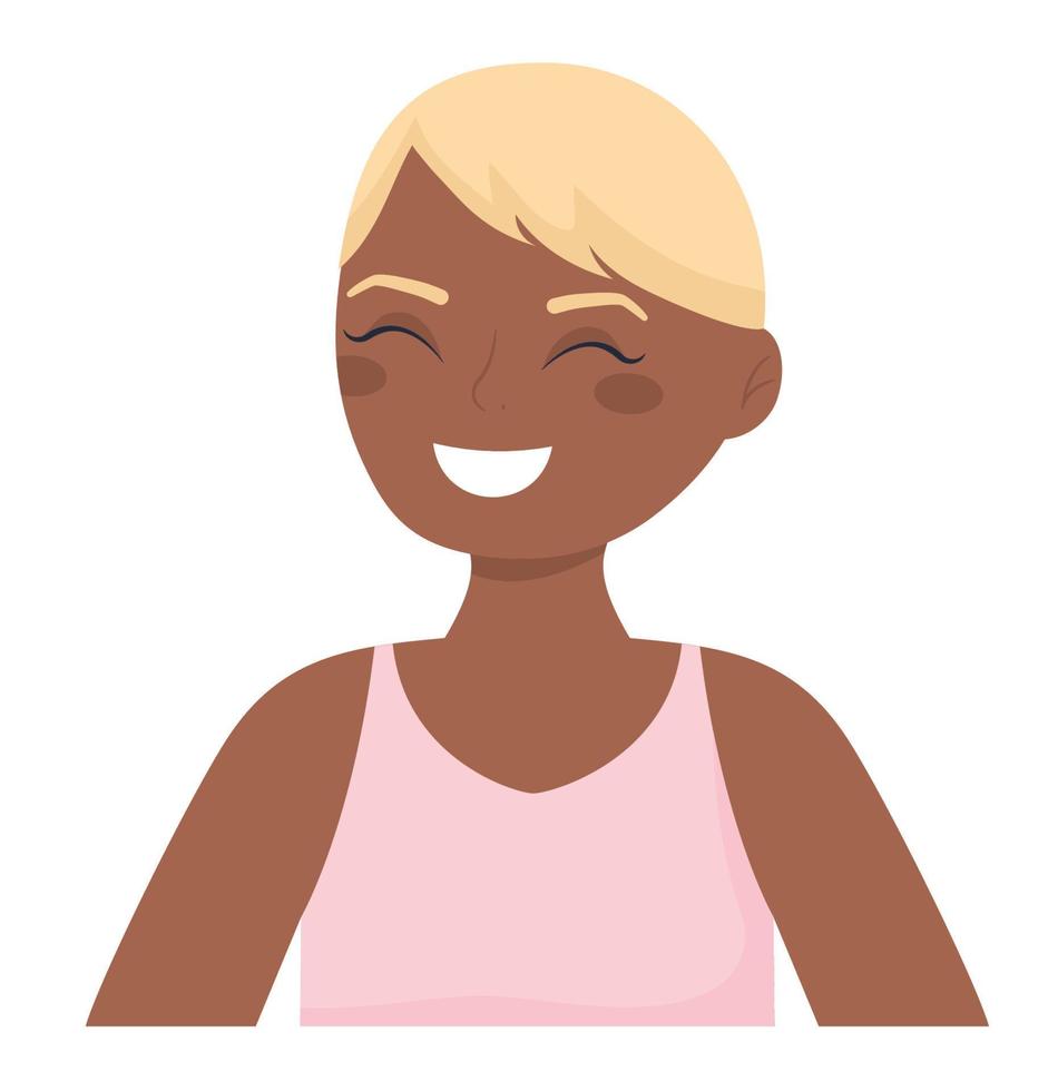 glad lady design vector