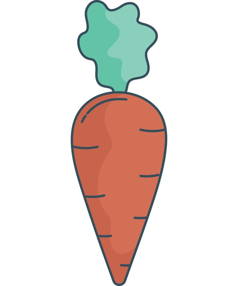 big carrot design vector