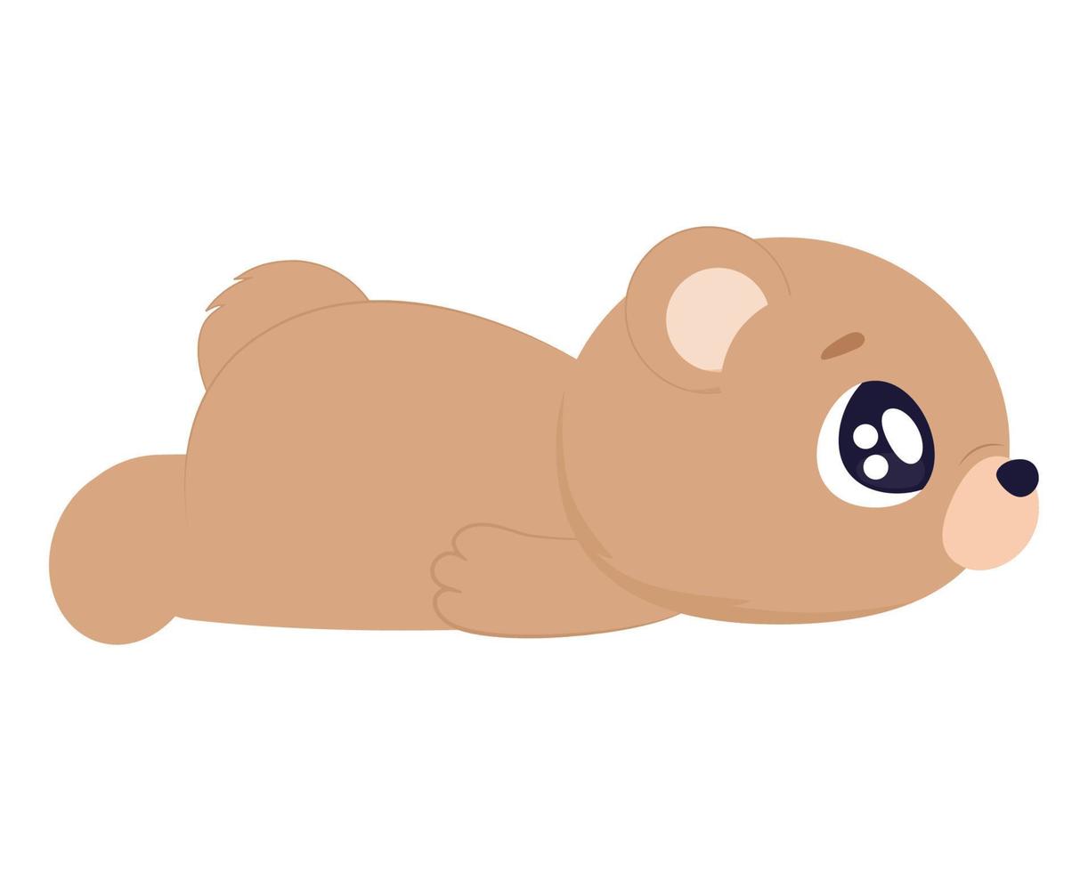 adorable bear image vector