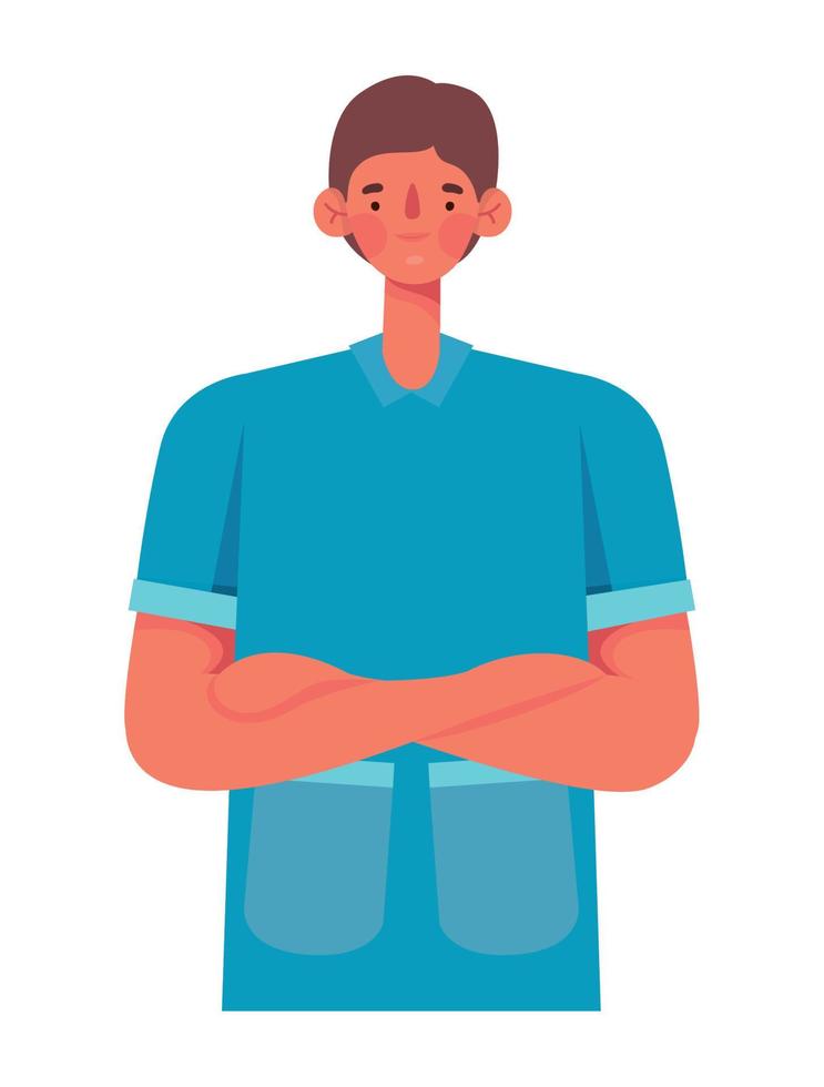 smiling nurse design vector