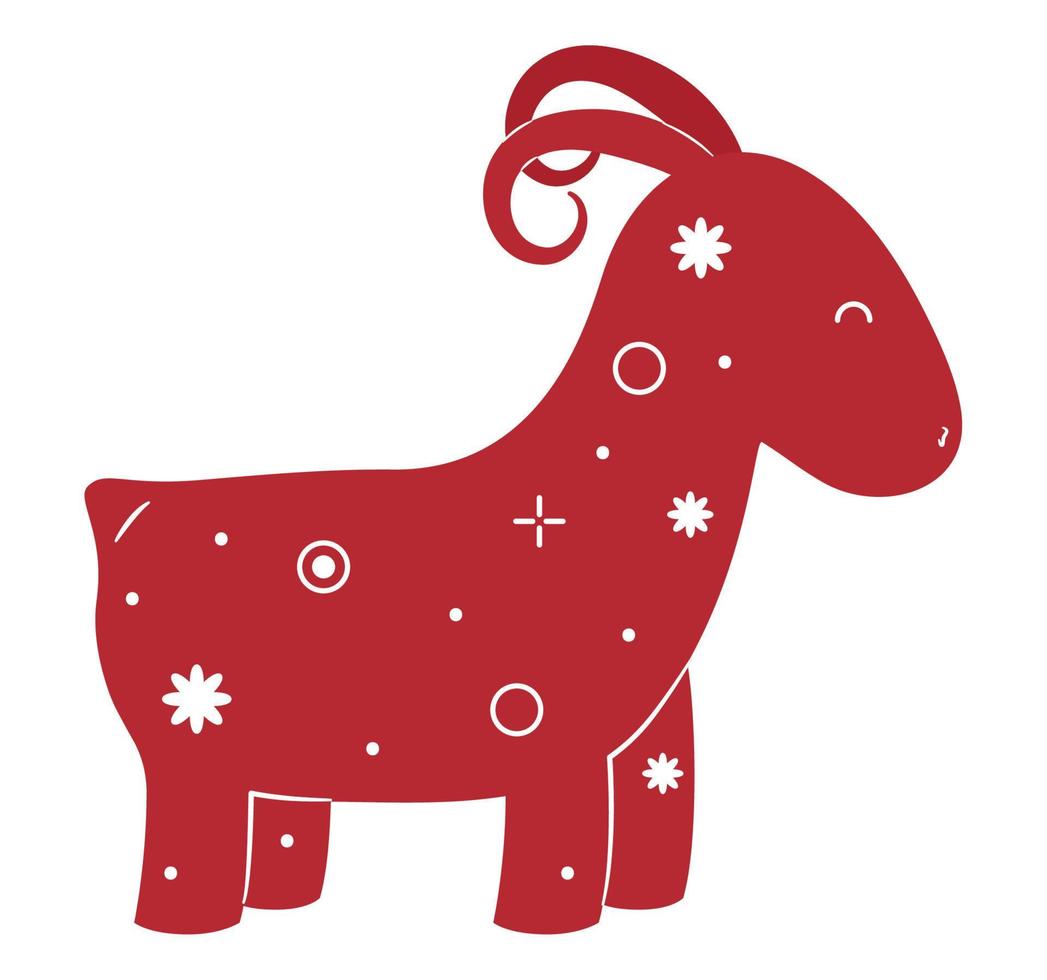 goat chinese zodiac vector