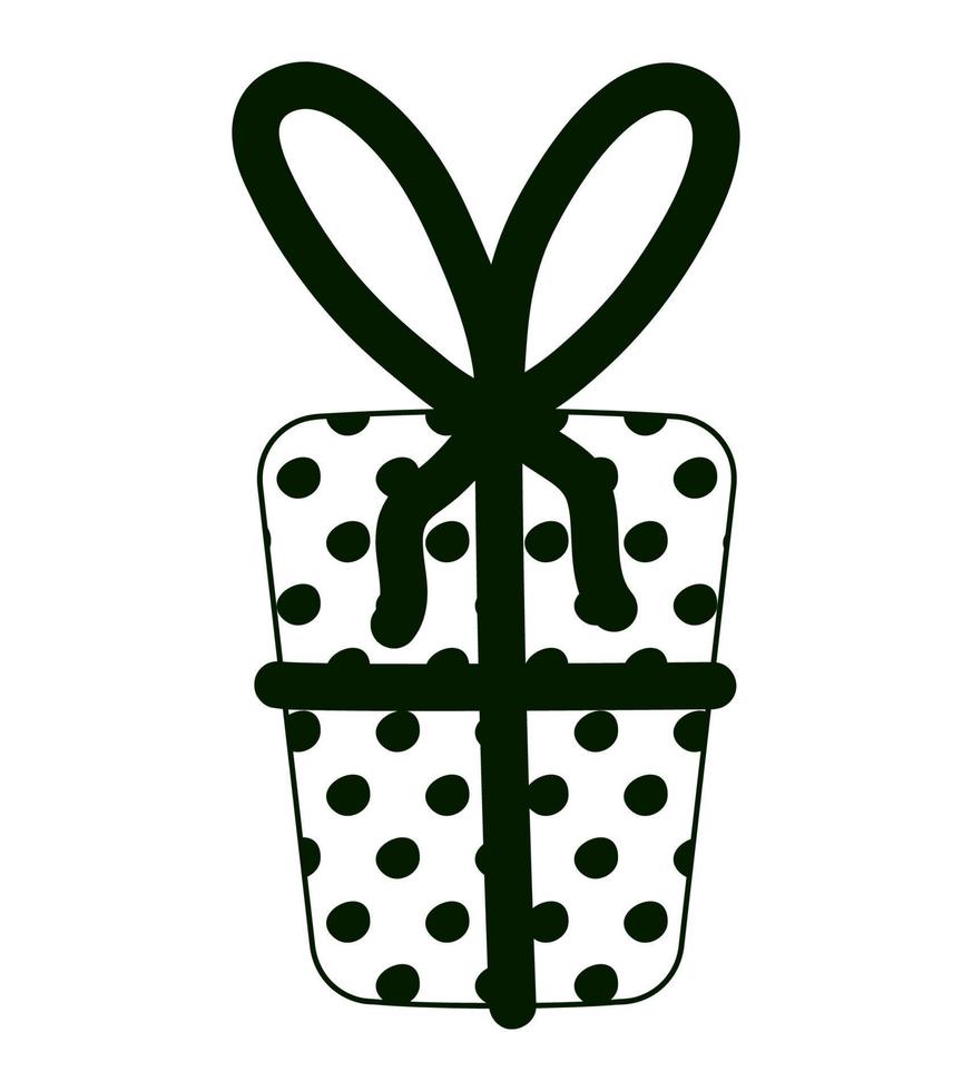 icono de caja de regalo vector