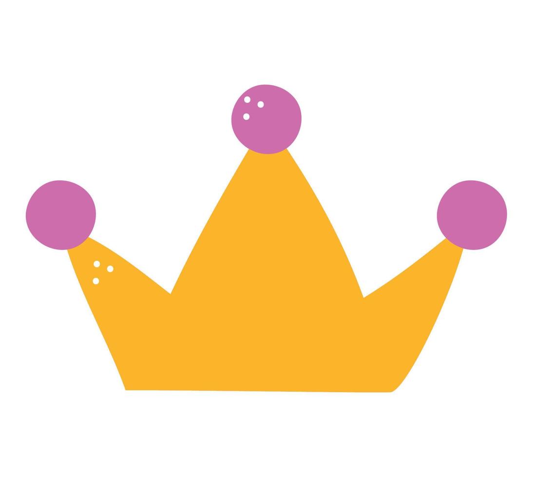 kids drawings of a crown vector
