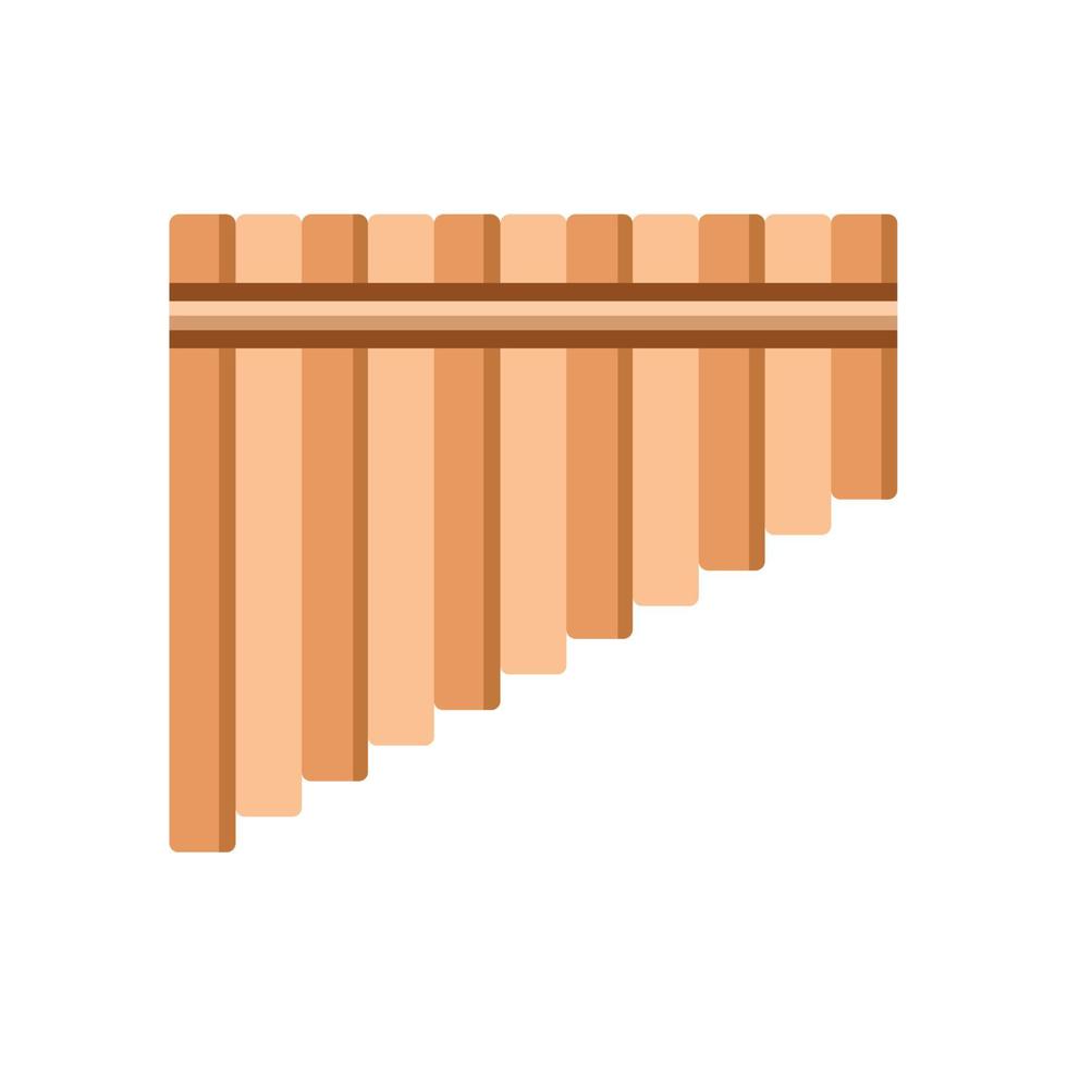 pan flute design vector