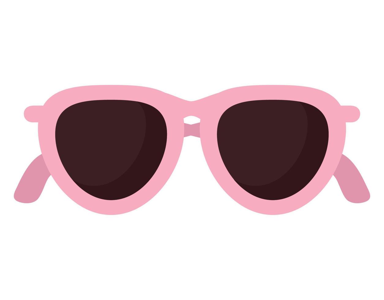 rosado Gafas de sol diseño vector