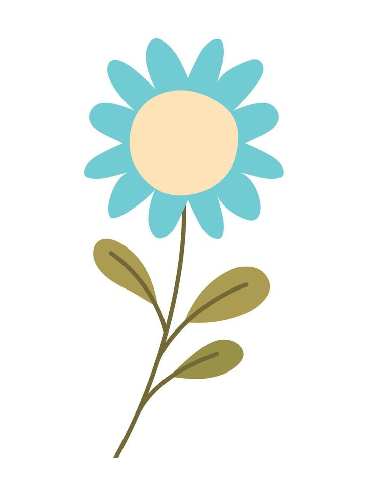blue flower design 21387753 Vector Art at Vecteezy