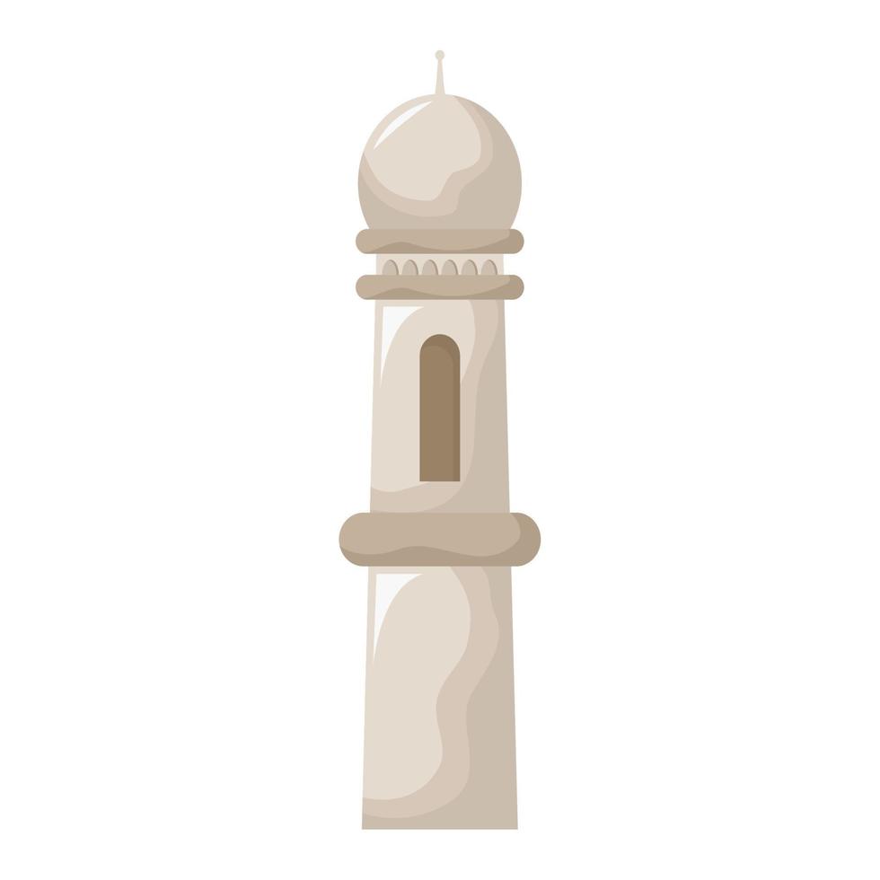 árabe torre diseño vector