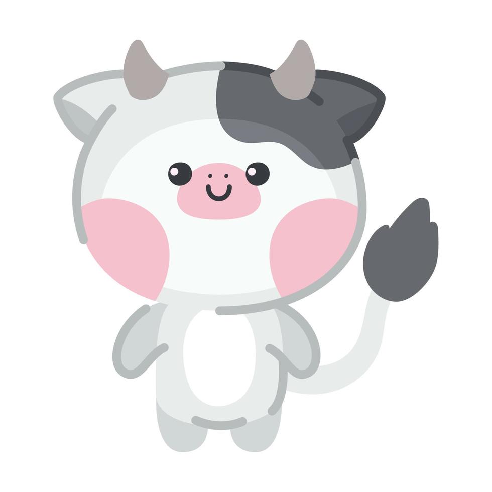 cute cow design vector