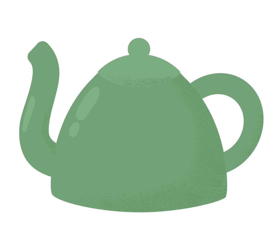 green teapot design vector