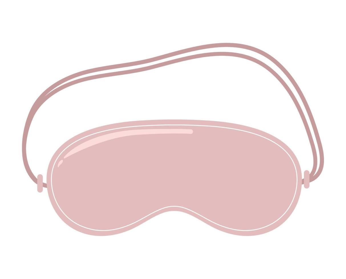 pink sleep mask vector