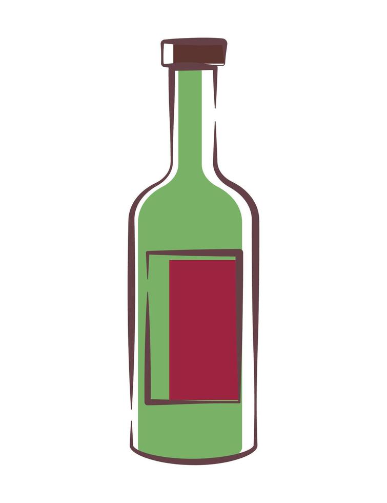 ganador botella diseño vector