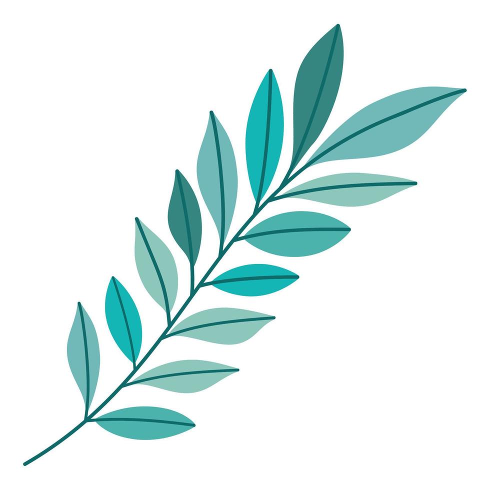 large plant branch vector