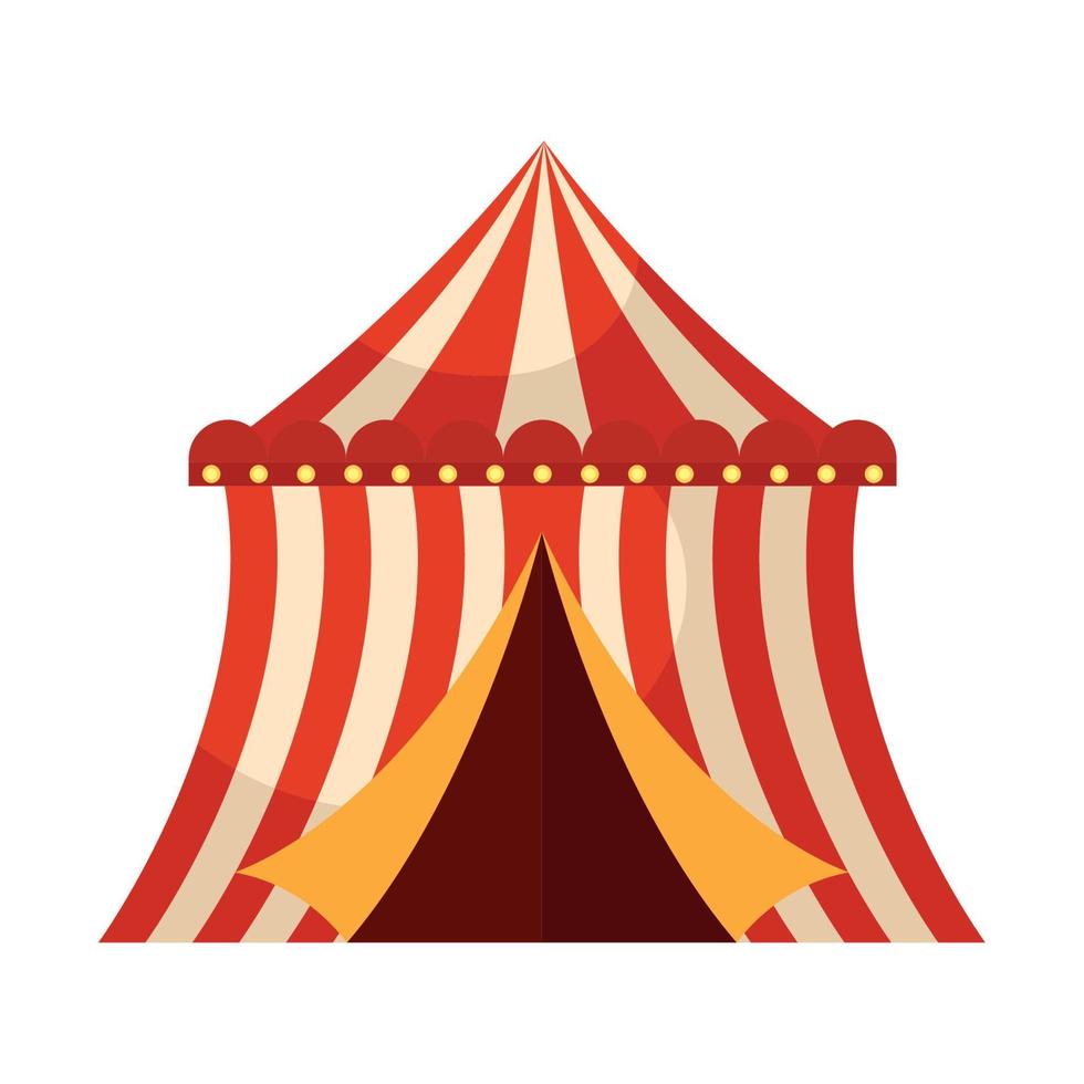 amusement tent illustration vector
