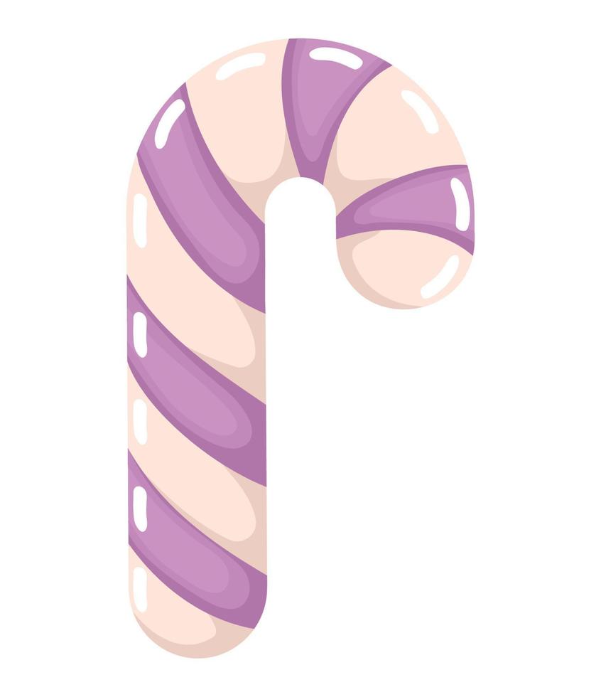 purple candy cane vector