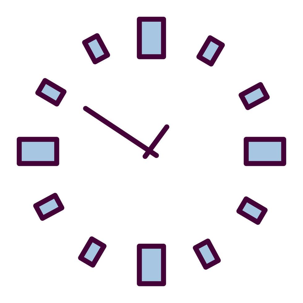 cute clock icon vector