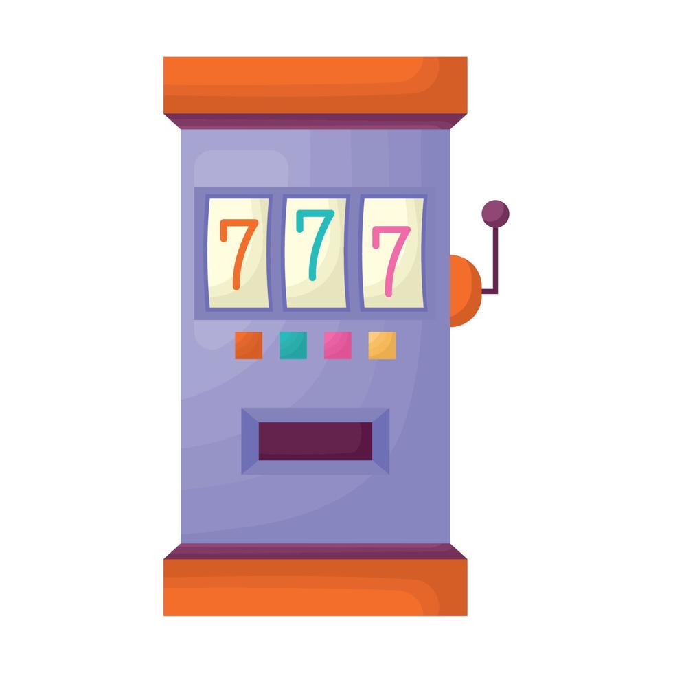 slot machine design vector