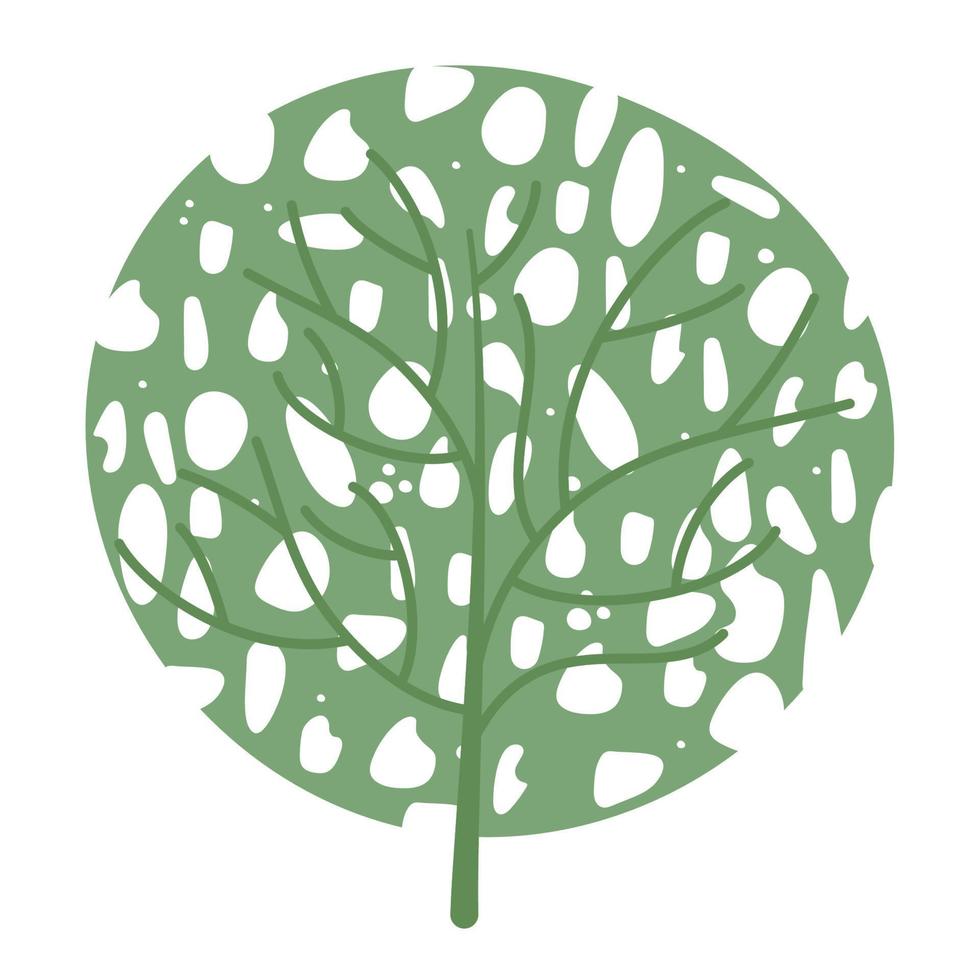 textured tree image vector