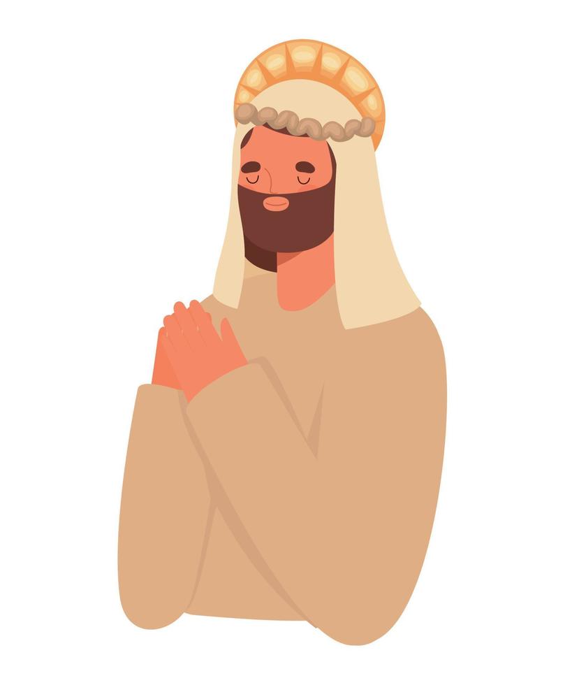 saint joseph illustration vector