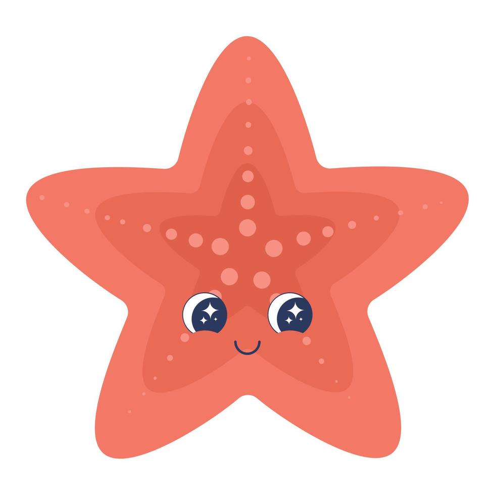 cute starfish design vector