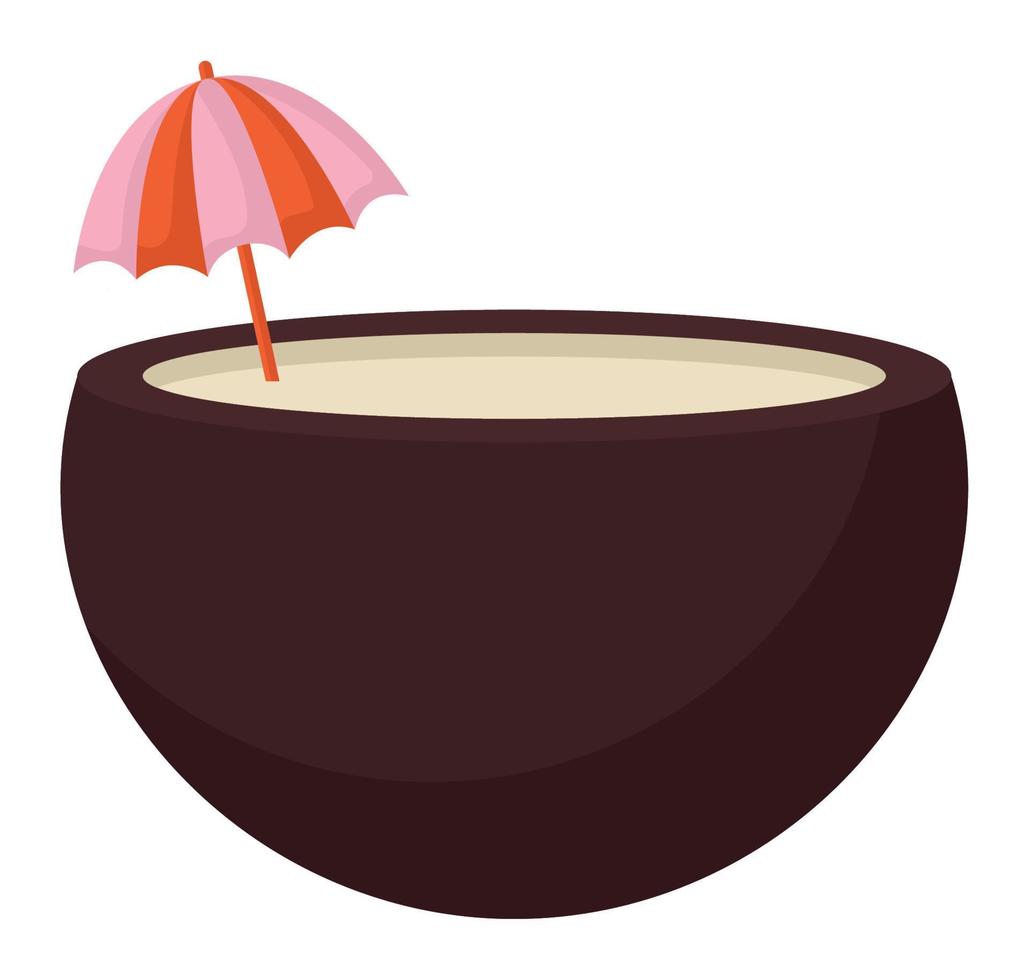 coconut drink design vector