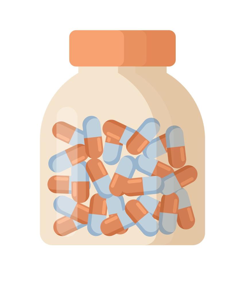 pills bottle design vector