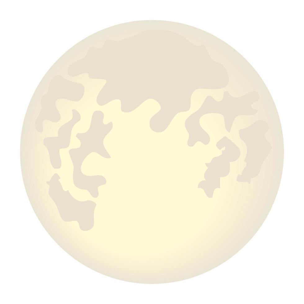 full moon illustration vector